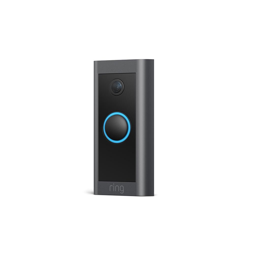 Ring video cheap doorbell black